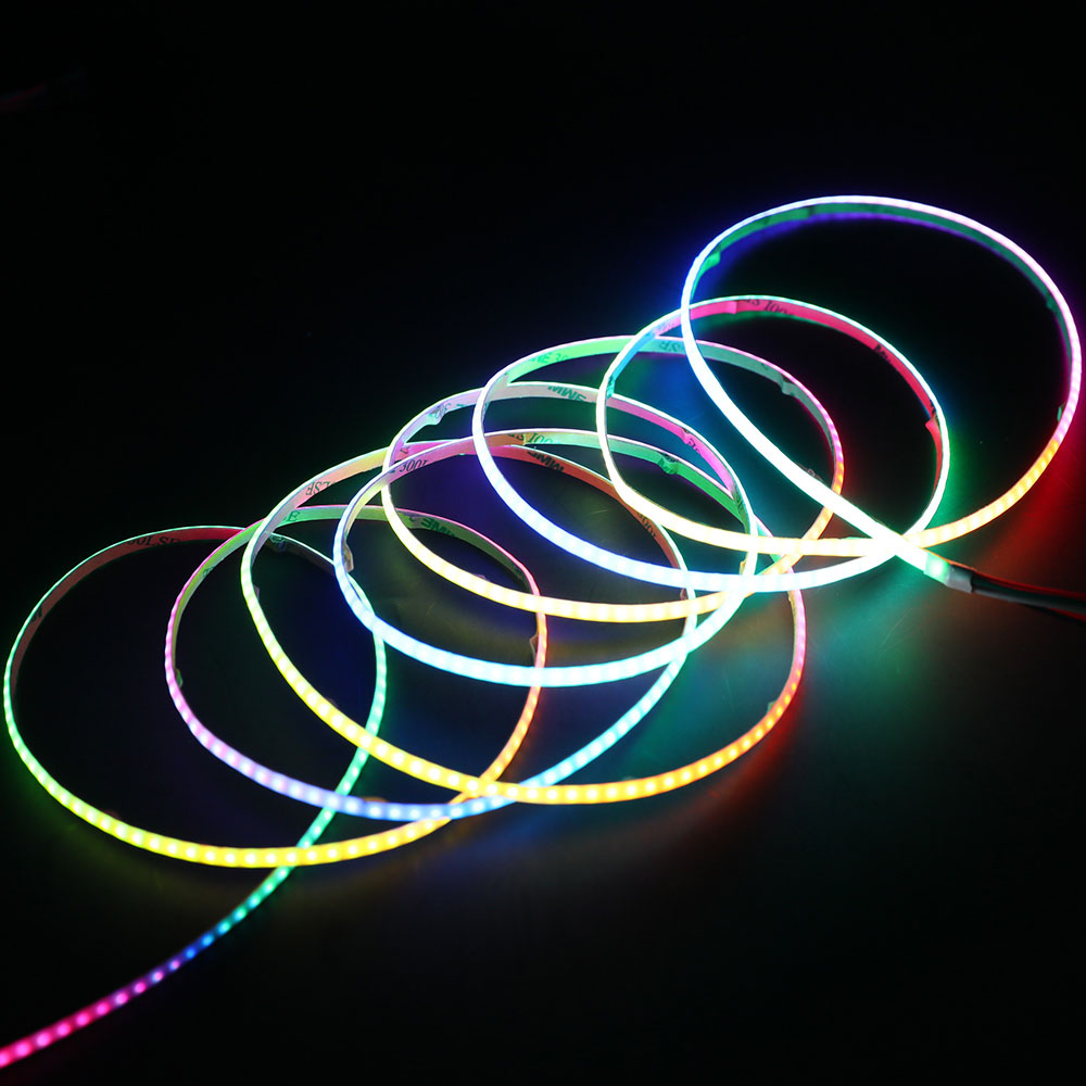 DC5V WS2811 Multi-Color Lights 4mm Slim COB LED Strip 240Chips/m DC5V WS2811 Multi-Color Lights 4mm Slim COB LED Strip 240Chips/m